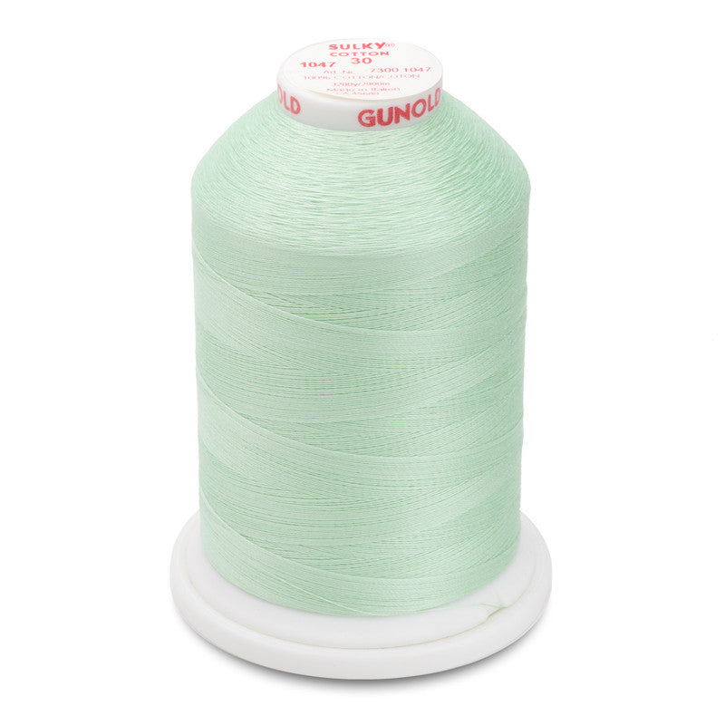 Sulky 30 Wt. Cotton Thread  Mint Green