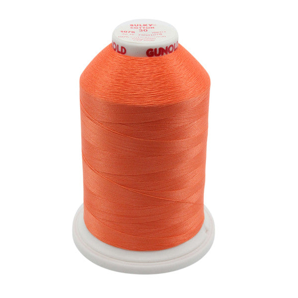 Sulky 30 Wt. Cotton Thread  Tangerine