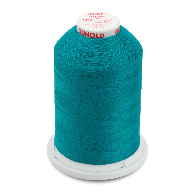 Sulky 30 Wt. Cotton Thread  Dk. Teal