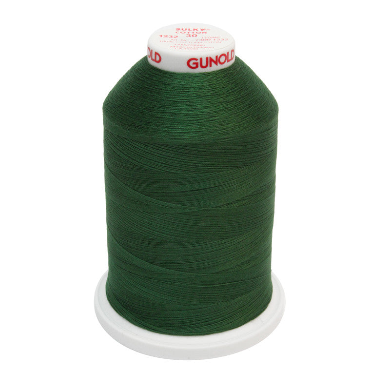 Sulky 30 Wt. Cotton Thread  Classic Green