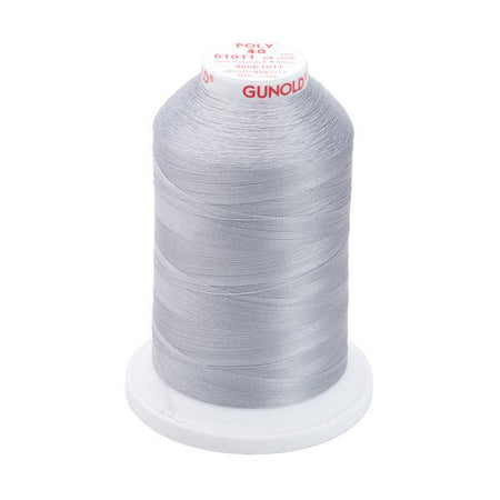61011 - Steel Gray Polyester Embroidery Thread - 40 WT. 5,500 yd. Cones - Oh My Crafty Supplies Inc.
