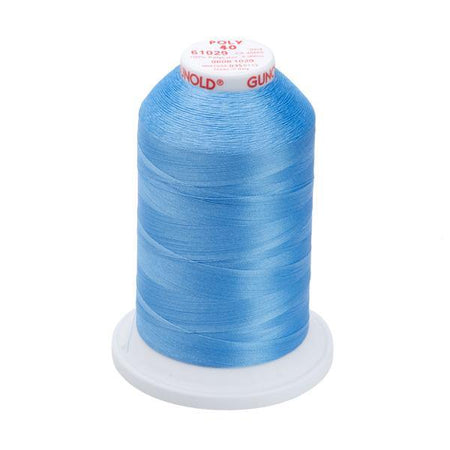 61029 - Medium Blue Polyester Embroidery Thread - 40 WT. 5,500 YD. Cones - Oh My Crafty Supplies Inc.