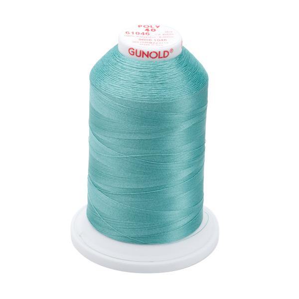 61046 - Teal Polyester Embroidery Thread - 40 WT. 5,500 yd. Cones - Oh My Crafty Supplies Inc.