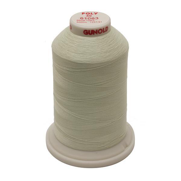61063 - Pale Yellow-Green Polyester Embroidery Thread - 40 WT. 5,500 yd. Cones - Oh My Crafty Supplies Inc.