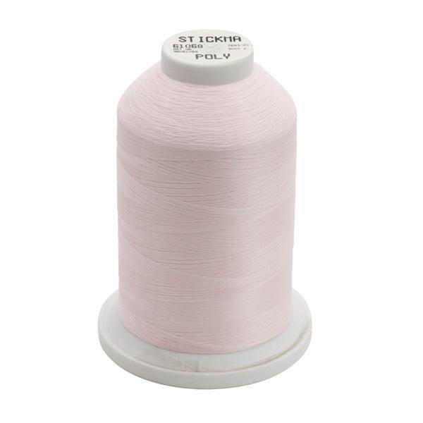61068 - Pink Tint Polyester Embroidery Thread - 40 WT. 5,500 yd. Cones - Oh My Crafty Supplies Inc.