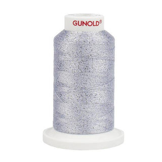 50540 - White with Silver Sparkle 30 Wt Gunold Poly Star - Oh My Crafty Supplies Inc.