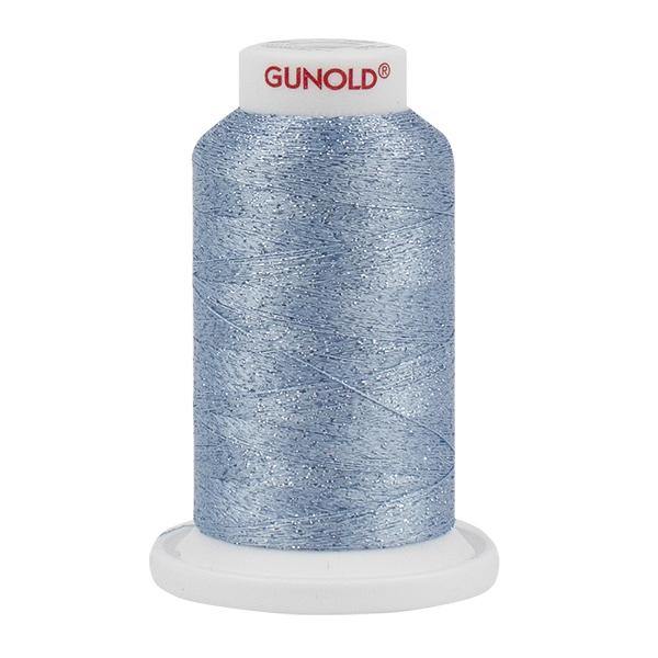 50580 - Light Weathered Blue with Tone On Tone Sparkle 30 Wt Gunold Poly Star - Oh My Crafty Supplies Inc.