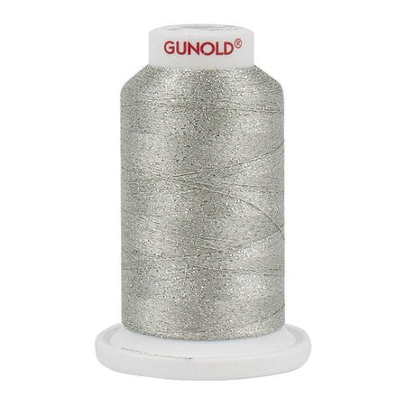 50620 - Light Silver with Tone On Tone Sparkle 30 Wt Gunold Poly Star - Oh My Crafty Supplies Inc.