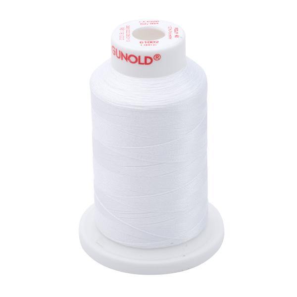 61002 - Soft White Polyester Embroidery Thread - 40 WT. 1,100 yd Cones - Oh My Crafty Supplies Inc.