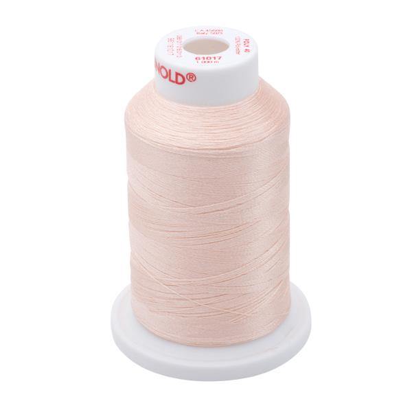 61017- Pastel Peach Polyester Embroidery Thread - 40 WT. 1,100 YD. Cones - Oh My Crafty Supplies Inc.