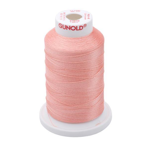 61019 - Peach Polyester Embroidery Thread - 40 WT. 1,100 YD. Cones - Oh My Crafty Supplies Inc.