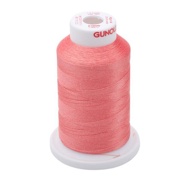 61020 - Dark Peach Polyester Embroidery Thread - 40 WT. 1,100 YD. Cones - Oh My Crafty Supplies Inc.