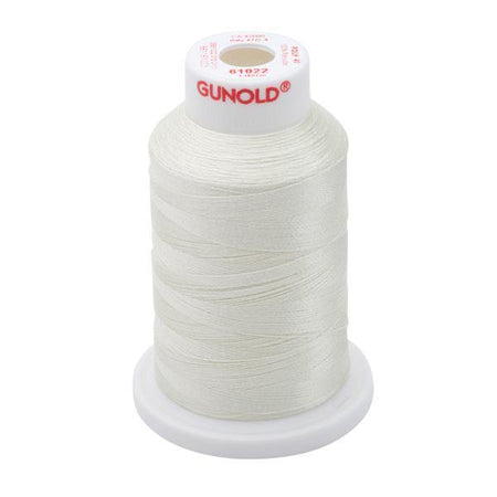 61022 - Cream Polyester Embroidery Thread - 40 WT. 1,100 YD. Cones - Oh My Crafty Supplies Inc.
