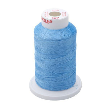 61029 - Medium Blue Polyester Embroidery Thread - 40 WT. 1,100 YD. Cones - Oh My Crafty Supplies Inc.