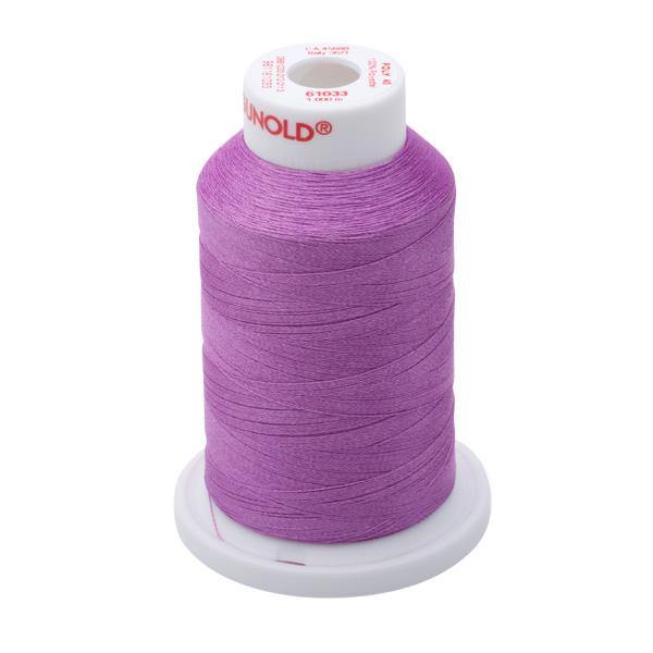 61033 - Dark Orchid Polyester Embroidery Thread - 40 WT. 1,100 YD. Cones - Oh My Crafty Supplies Inc.