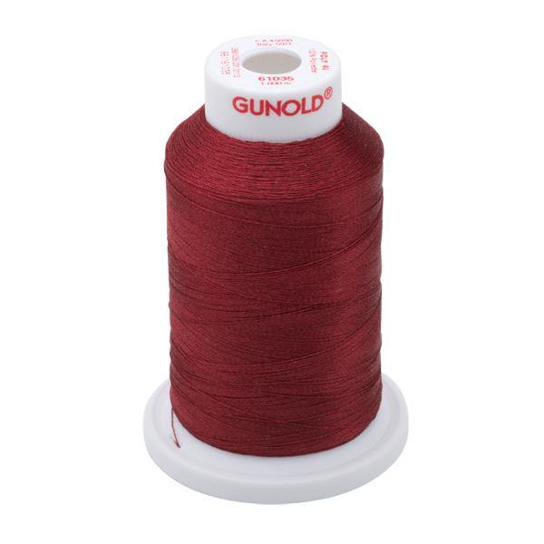 61035 - Dark Burgundy Polyester Embroidery Thread - 40 WT. 1,100 YD. Cones - Oh My Crafty Supplies Inc.