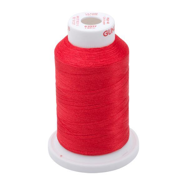 61037 - Light Red Polyester Embroidery Thread - 40 WT. 1,100 yd. Cones - Oh My Crafty Supplies Inc.