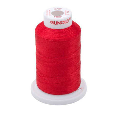 61039 - True Red Polyester Embroidery Thread - 40 WT. 1,100 yd. Cones - Oh My Crafty Supplies Inc.