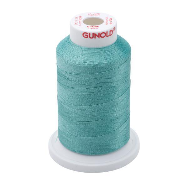 61046 - Teal Polyester Embroidery Thread - 40 WT. 1,100 yd. Cones - Oh My Crafty Supplies Inc.