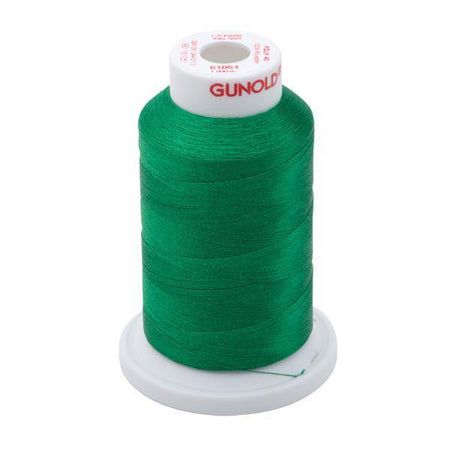 61051 - Christmas Green Polyester Embroidery Thread - 40 WT. 1,100 yd. Cones - Oh My Crafty Supplies Inc.
