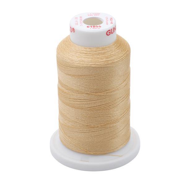61055 - Tawny Tan Polyester Embroidery Thread - 40 WT. 1,100 yd. Cones - Oh My Crafty Supplies Inc.