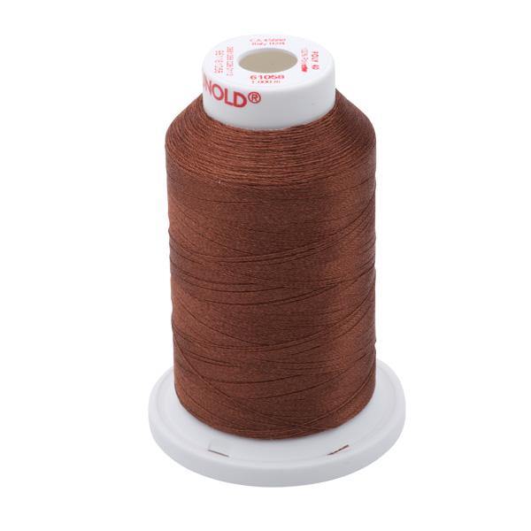 61058 - Tawny Brown Polyester Embroidery Thread - 40 WT. 1,100 yd. Cones - Oh My Crafty Supplies Inc.