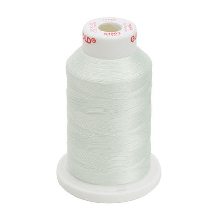61063 - Pale Yellow-Green Polyester Embroidery Thread - 40 WT. 1,100 yd. Cones - Oh My Crafty Supplies Inc.