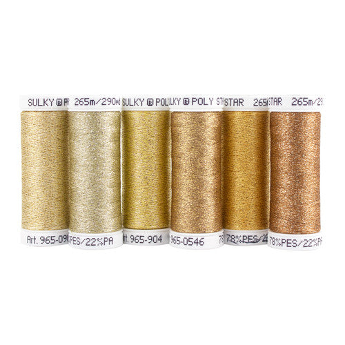Gold Poly Sparkle™ 6-pack