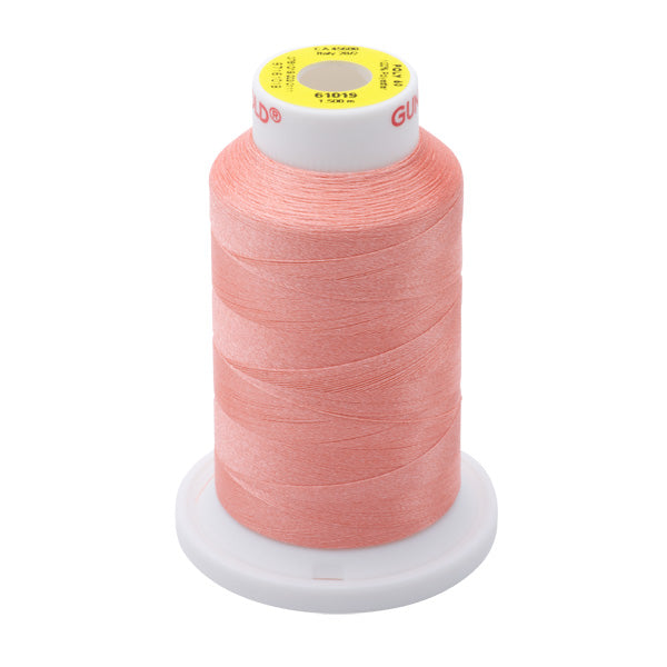 61019 - Peach Polyester Embroidery Thread - 60 WT. 1,650 YD. Cones - Oh My Crafty Supplies Inc.
