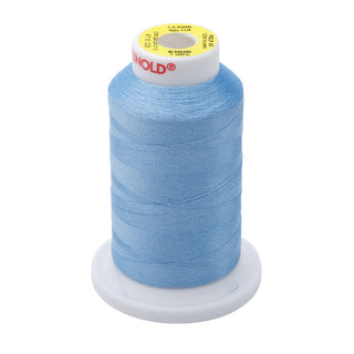 61028 - Baby Blue Polyester Embroidery Thread - 60 WT. 1,650 YD. Cones - Oh My Crafty Supplies Inc.