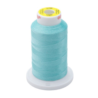 61045 - Light Teal Polyester Embroidery Thread - 60 WT. 1,650 YD. Cones - Oh My Crafty Supplies Inc.
