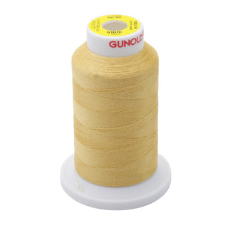 61070 - Gold Polyester Embroidery Thread - 60 WT. 1,650 YD. Cones - Oh My Crafty Supplies Inc.