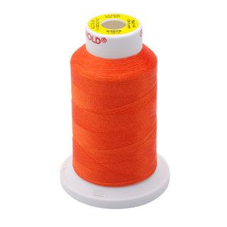 61078 - Tangerine Polyester Embroidery Thread - 60 WT. 1,650 YD. Cones - Oh My Crafty Supplies Inc.