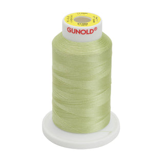 61104 - Pastel Yellow Green Polyester Embroidery Thread - 60 WT. 1,650 YD. Cones - Oh My Crafty Supplies Inc.