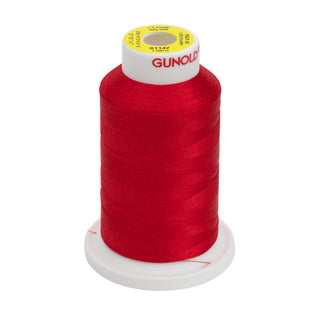 61147 - Christmas Red Polyester Embroidery Thread - 60 WT. 1,650 YD. Cones - Oh My Crafty Supplies Inc.