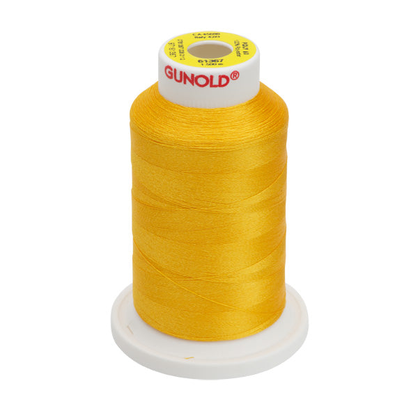 61367 - Amber Polyester Embroidery Thread - 60 WT. 1,650 YD. Cones - Oh My Crafty Supplies Inc.