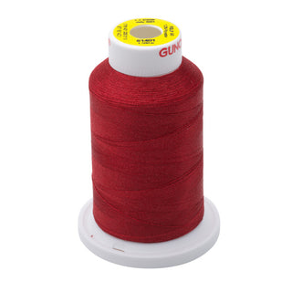 61401 - Maroon Red Polyester Embroidery Thread - 60 WT. 1,650 YD. Cones - Oh My Crafty Supplies Inc.