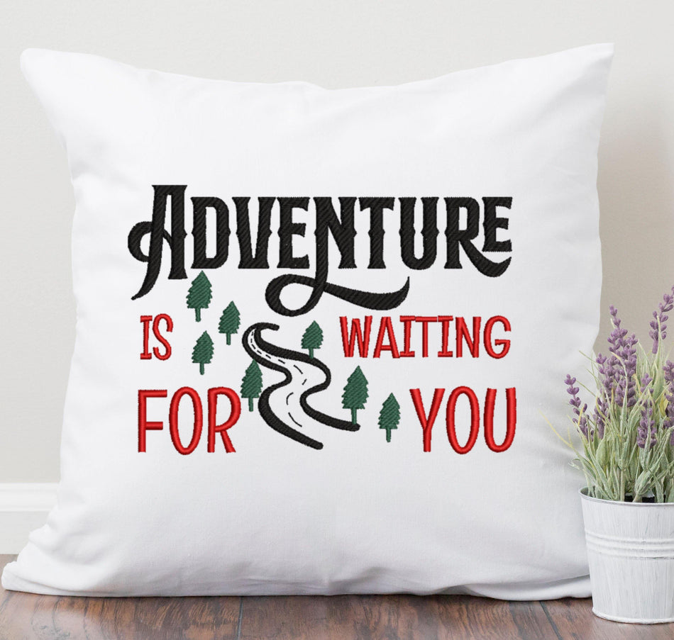 Adventure is waiting for you Embroidery Design - Oh My Crafty Supplies Inc.