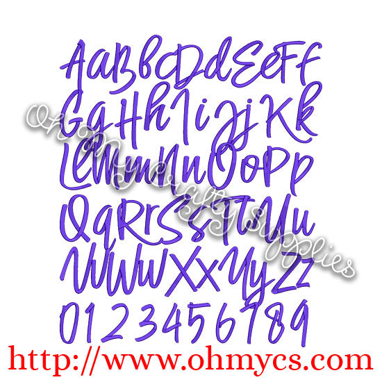 Rainey Street Embroidery Font (BX Included)