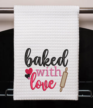 Baked with Love Embroidery Design - Oh My Crafty Supplies Inc.