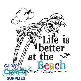 Better Beach 42022 Embroidery Design