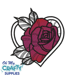 Blended Heart 1229 Embroidery Design
