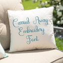 Carried Away Embroidery Font (BX Included) - Oh My Crafty Supplies Inc.