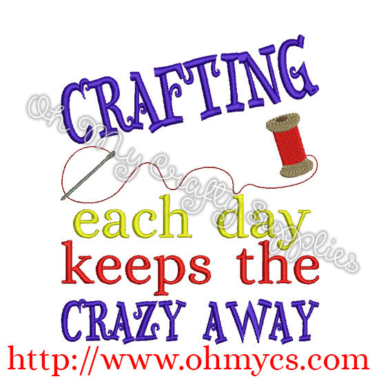 Crafting Each Day Embroidery Design