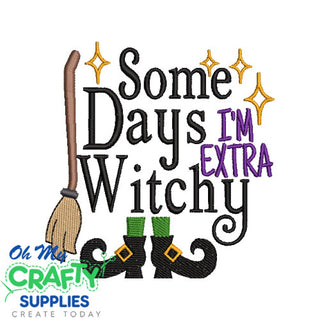 Extra Witchy Embroidery Design