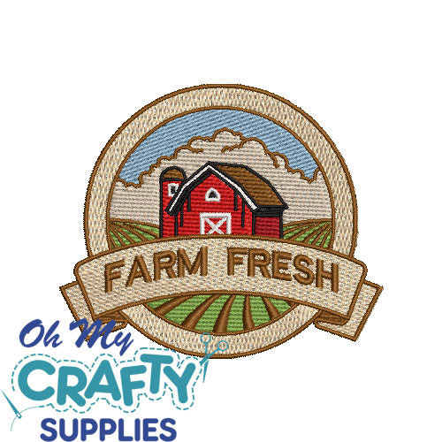 Farm Fresh 1112 Embroidery Design