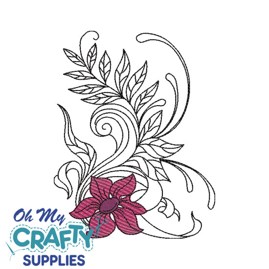 Floral 21022 Embroidery Design