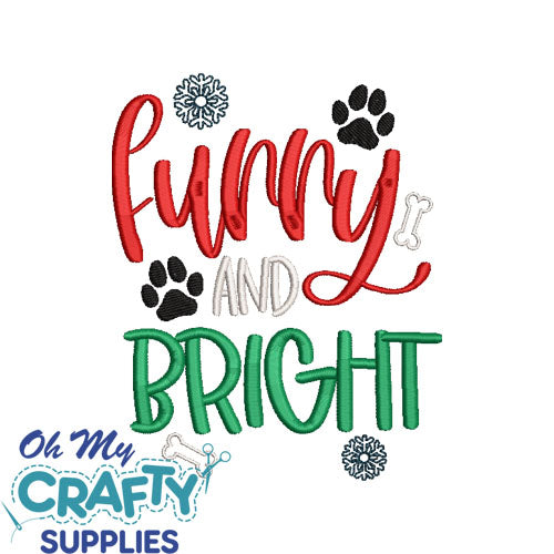 Furry and Bright Embroidery Design