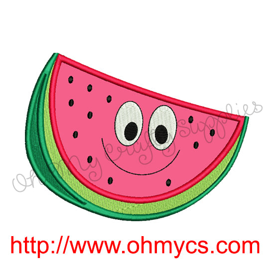 Happy Melon Applique Design