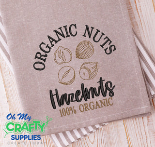 Hazelnuts Embroidery Design - Oh My Crafty Supplies Inc.